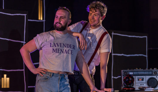 Matthew McVarish and Pierce Reid in Love Song to Lavender Menace. Pic: Aly Wight