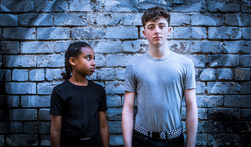 Asiyah Williams and Nicholas Troy in Stolen Futures. Pic Paul Johnston
