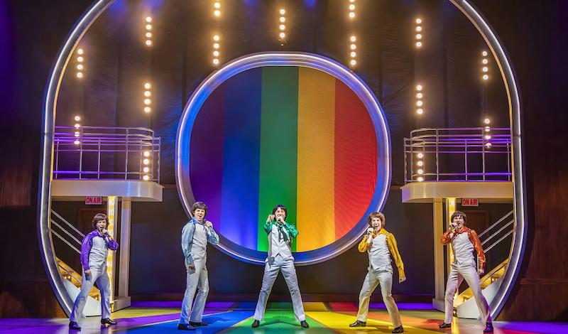 A scene from The Osmonds:  A New Musical. Pic: Pamela Raith Photography