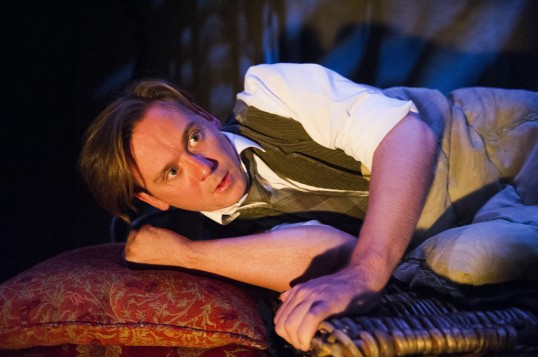 Antony Eden as The Actor in the touring production of the Woman in Black. Photo: Tristram Kenton