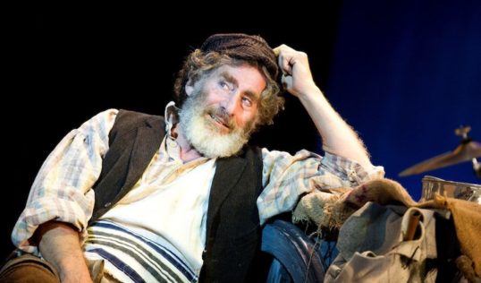 Paul Michael Glaser as Tevye keeps the energy levels high. Photo © Tristram Kenton