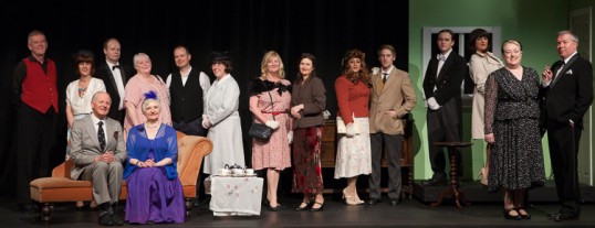 The full cast of EPT’s Dick Barton – Special Agent. Photo © Rob Fuller 