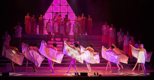 A scene from Limelight's production of Aida - the Musical. Photo: Martin Quinn