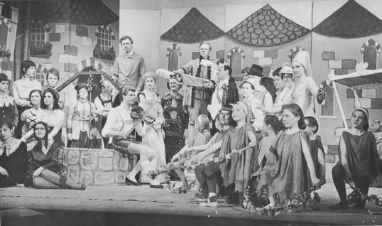 The ensemble of the Enchanted Waltz. EPT pantomime 1965
