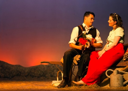 Luperci de Sousa and Marie Claire Breen star in L'elisir d'amore. Photo: Vikki McCraw Photography