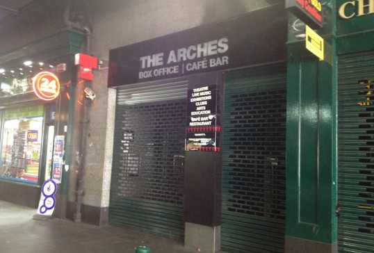 Argyle Street entrance to The Arches under Glasgow's Central Station. Photo: Thom Dibdin
