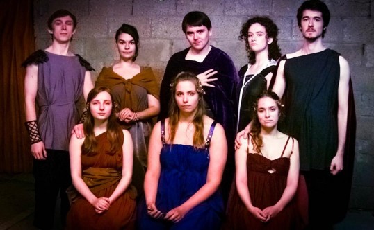 The Cast of Women of the Mourning Fields. Photo Aulos Productions