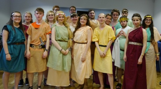The Cast of Horseplay the Troy Musical. Photo: NUDS