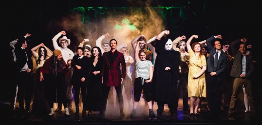 The Addams Family ensemble. Photo: Oliver Buchanan