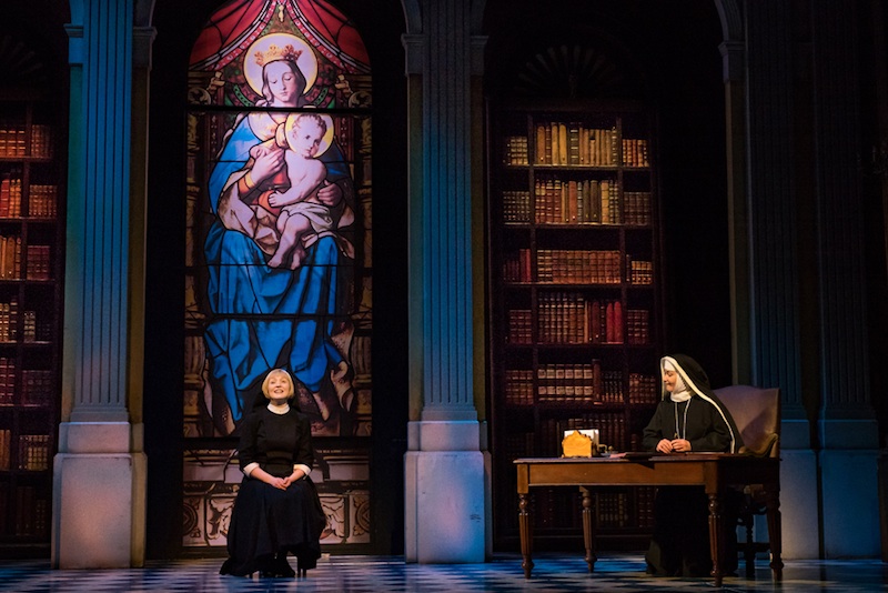 Lucy OByrne as Maria and Jan Hartley as Mother Abbess credit Mark Yeoman