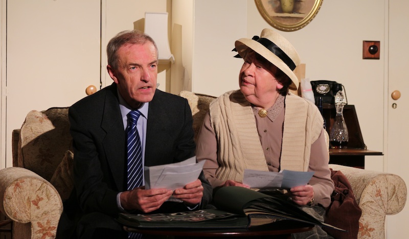 Murray Petrie (Inspector Craddock) and Ishbel Shand ( Miss Marple). Photo Sarah Howley