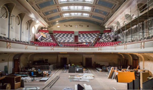 Citadel Theatre, Leith. The auditorium from the stage. Photo Chris Scott Photography