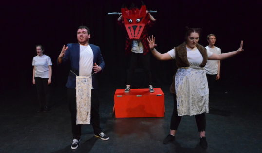 A preview performance of Monster in the Hall from Capsize Collective. Pic Capsize Collective