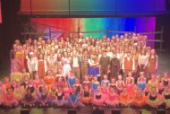 The 157-strong cast of The Wizard of Oz. Pic Beyond Broadway Productions.