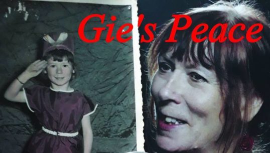 Poster for Morna Burdon's Gie's Peace at the Storytelling Centre