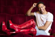 Callum Francis in the Kinky Boots. Pic: Darren Bell