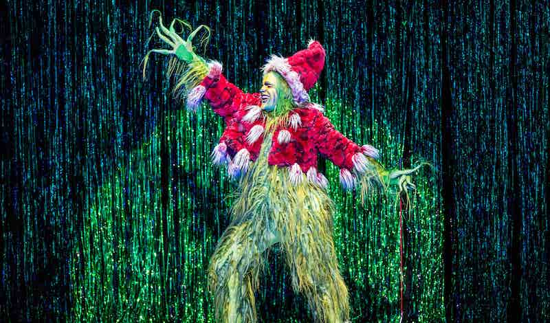 Philip Huffman as The Grinch in the 2016 Tour