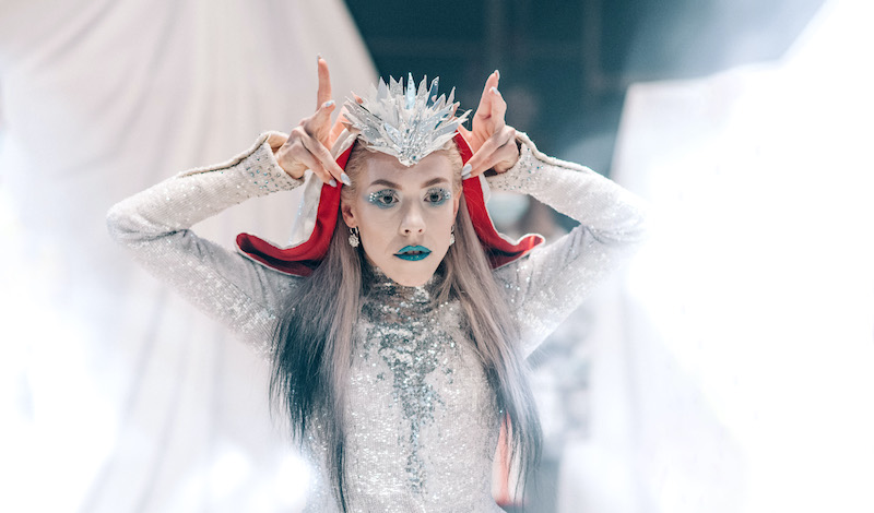 Principal Constance Devernay as The Snow Queen, on set of The Secret Theatre. Credit Mihaela Bodlovic (4)