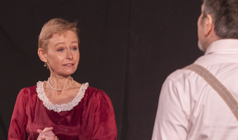 Helen Goldie as Colombina_The Venetian Twins_photo from Arkle Theatre Company